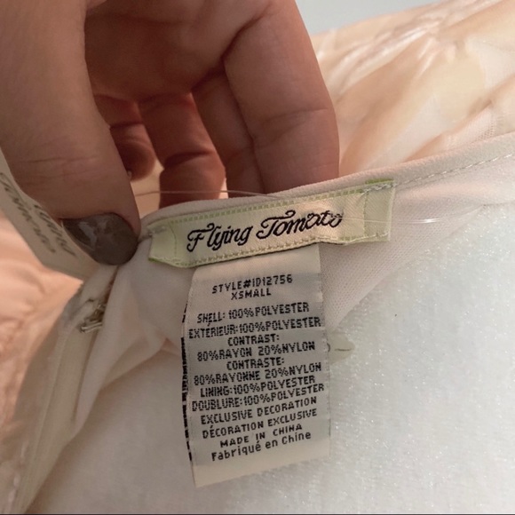 Flying Tomato Ivory Boho Bell Sleeve Dress XS - Picture 7 of 7